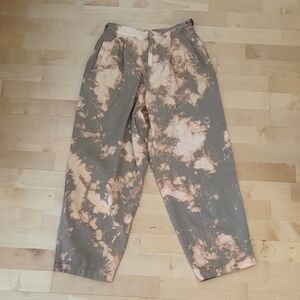 Vintage Liz Claiborne Khaki Pants Lizsport 12P 26 x 24 Cotton Tie Dye by Suay LA